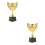 2Pièces Récompenses Pour Trophées Enfants Événements 4