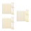 3Ensembles Poinçon Plastique Beige Pliage Courbe Droite Pour 4
