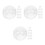 30Pièces Pièces Remplacement Perles Transparent Pom Stores 9