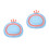 2Pièces Lavabo Rose Pour Bébé Design Cartoon Adorable 4