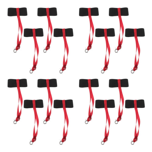 16Pièces Lanières Elastiques Ski Résistantes Nylon 2
