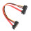 SATA 22pin Data/Power Combo Cable 1ft M/F PVC 7