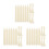 3Ensembles Poinçon Plastique Beige Pliage Courbe Droite Pour 6