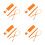 4Ensembles Tenue 17Cm Orange Polyester Accessoires Doux 4