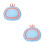 2Pièces Lavabo Rose Pour Bébé Design Cartoon Adorable 10