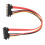 SATA 22pin Data/Power Combo Cable 1ft M/F PVC 11