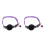 2Pièces Colliers Réfléchissants Nylon Avec Clochette Violet 7