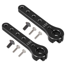 10Stk Robuster Aluminium Lenkarm 25T Schwarz Für Rc Auto Boot Flugzeug
