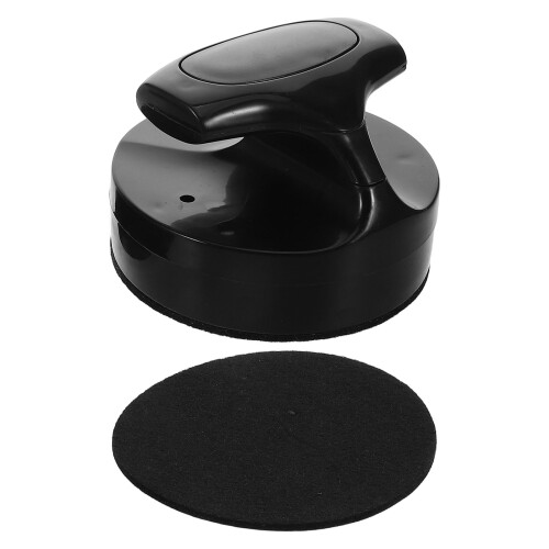 2Ensembles Lint Autoadhésifs ABS Pour Table Hockey Pusher Noir 1