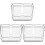 3Pcs Assorted Color Utensil Holder Kitchen Counter Organizer 4