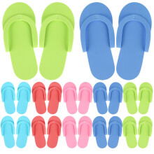 72Paare Eva Einweg Hausschuhe Pedicure Salon Spa Reiseklima Bunt Mix