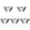 5Stk Rasiermug Rasier Tool Herren Haushalt Silber Stabil 4
