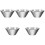 5Stk Rasiermug Rasier Tool Herren Haushalt Silber Stabil 5