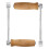 4Stk Handkurbelgriff Multifunktional Aus Holz Silber 1