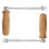 4Stk Handkurbelgriff Multifunktional Aus Holz Silber 3