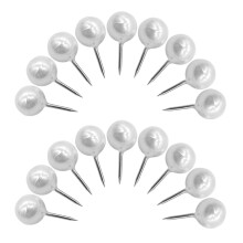 300Stk Runde Push Pins Weiß Kork Pinnnadeln Memo Pinnadeln Zuhause
