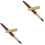 2Stk Holzfüller Braunes Design Fein Stift Büro Geschenk 5