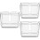 3Pcs Assorted Color Utensil Holder Kitchen Counter Organizer 7