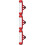 3Stk Acryl Steuerhalter Rot Aluminium Robust 8