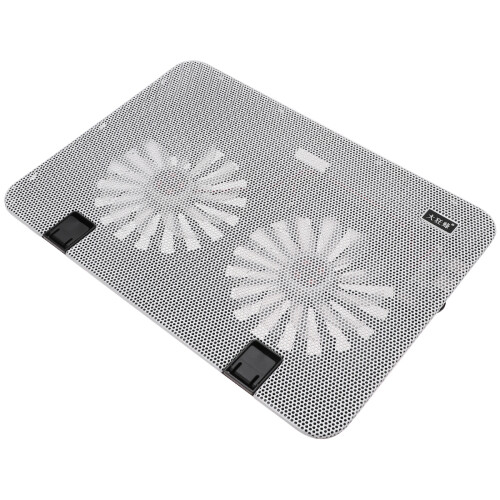 3Stk Weißer Laptophalter Mit Lüfter Kühlung Notebook Metall 1