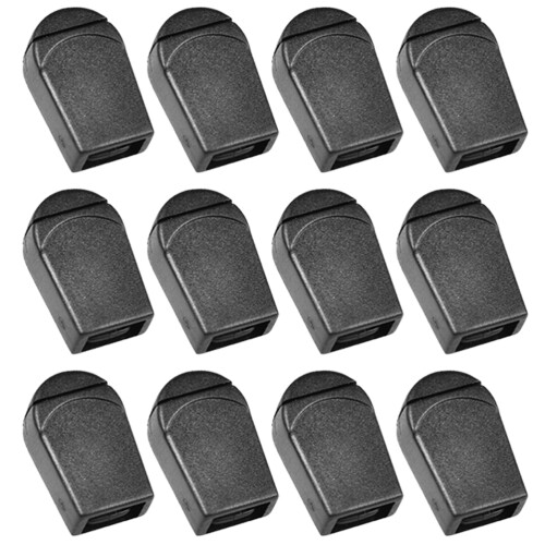 60Pièces Clips De Serrage En Plastique Noir Fixation Sacs 1