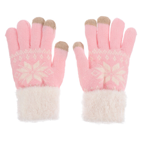 2Paires Tactiles Rose Motif Coton Randonnée 2
