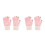 2Paires Tactiles Rose Motif Coton Randonnée 4