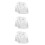 6Pièces Mariage Satin Cordon Coeur Strass Élégant 9
