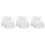 6Pièces Mariage Satin Cordon Coeur Strass Élégant 8