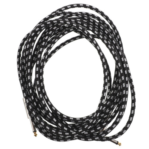 5Pièces Câbles Patch Guitare Noir Longueur 6M Pour Effets Audio 2