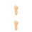 2Pièces Nez Costume Sorcière Beige Pour Performance 6