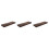 3Pièces Planches En Bois Café Pour Fontaine D’aquarium 5