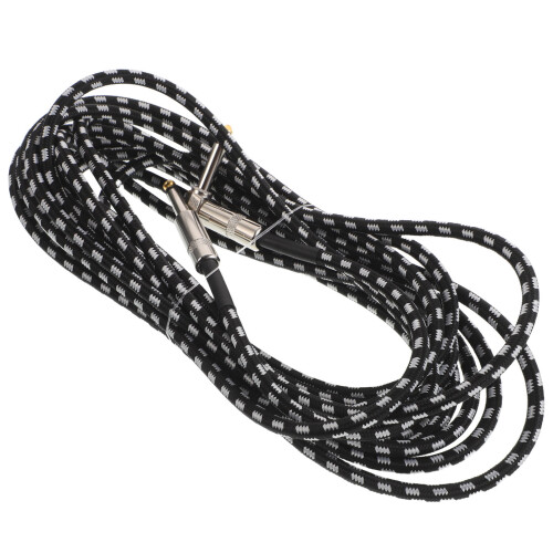 5Pièces Câbles Patch Guitare Noir Longueur 6M Pour Effets Audio