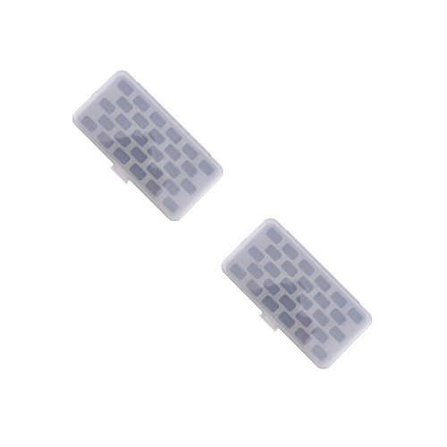 2Pièces Boîte Plastique Couture Avec Mousse Gris 2