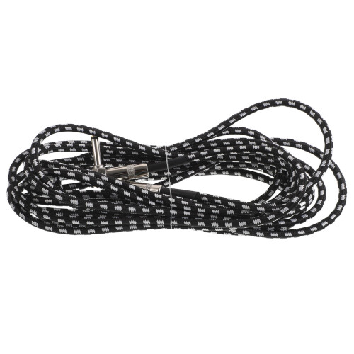 5Pièces Câbles Patch Guitare Noir Longueur 6M Pour Effets Audio 1