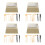 4Sets Mini Zen Garten Rechen Kunststoff Für Deko Und Garten 8