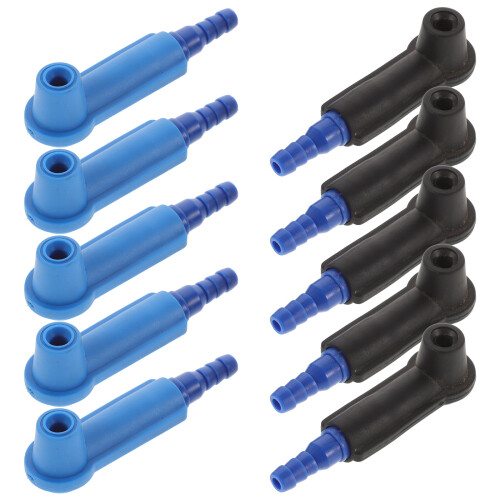 50Pièces Connecteurs Purge Fluides Multicolores Plastique Rv 2