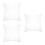 3Pièces Oreiller Gonflable Transparent Support Dorsal Extérieur 6
