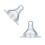 3Pièces Sucettes Silicone Large Bébé Transparentes 1