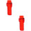 2Pièces Étui Briquet Rouge Protection Portable 8