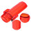 2Pièces Étui Briquet Rouge Protection Portable 11