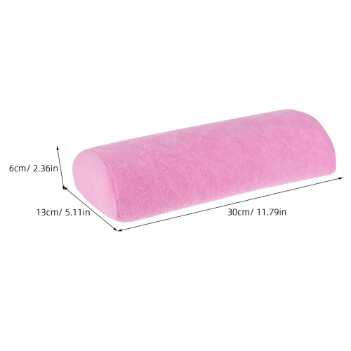2Pièces Repose-Main Rose Doux Compact Pour Nail Art 1