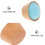 2Pièces Coussin Épingles Laine Bleu Design Bois Pour Couture 6