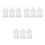 9Pièces Ponchos Enfants Transparent Eva Réutilisable Ajustable 4