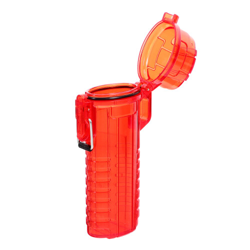 2Pièces Étui Briquet Rouge Protection Portable 2