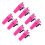 8Pièces Boîte Étanche Rose, Rangement Portable 6