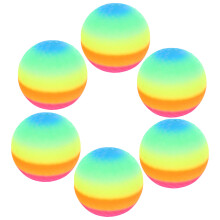 12Pièces Balles Rebondissantes Multicolores Pour Et Aire De Jeux