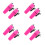 8Pièces Boîte Étanche Rose, Rangement Portable 4