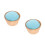 2Pièces Coussin Épingles Laine Bleu Design Bois Pour Couture 9
