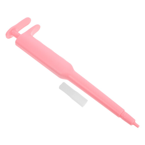 2Pièces Distributeur Pilules Pet Rose En ABS Dose Précise Pour Chats 1